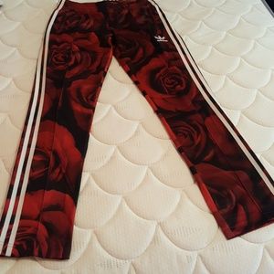 Adidas Red Rose/Camo sweatpants